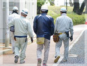 作業終了・翌日打ち合わせ